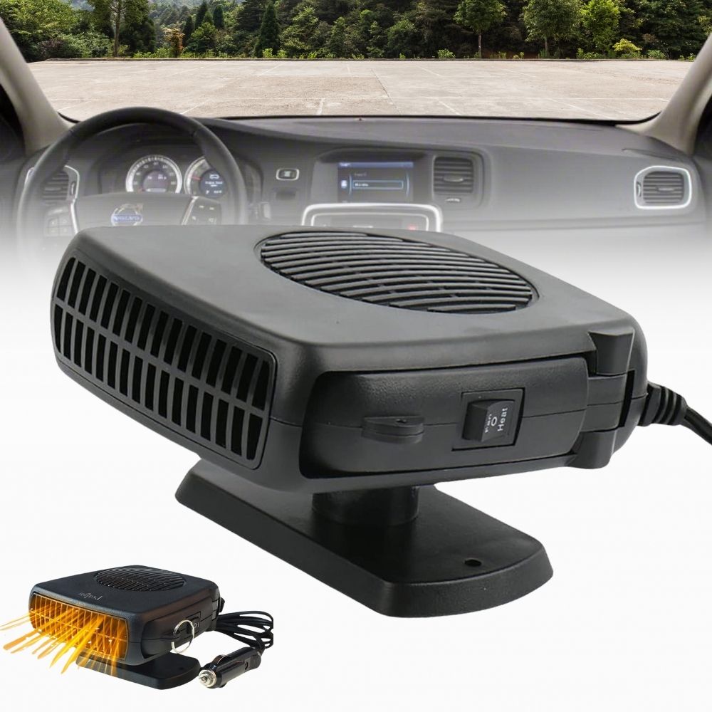 Skanto | TurboHeat | 12V Car Heater – 150W/300W Ceramic Fan Heater, Portable Car Defroster & Warmer