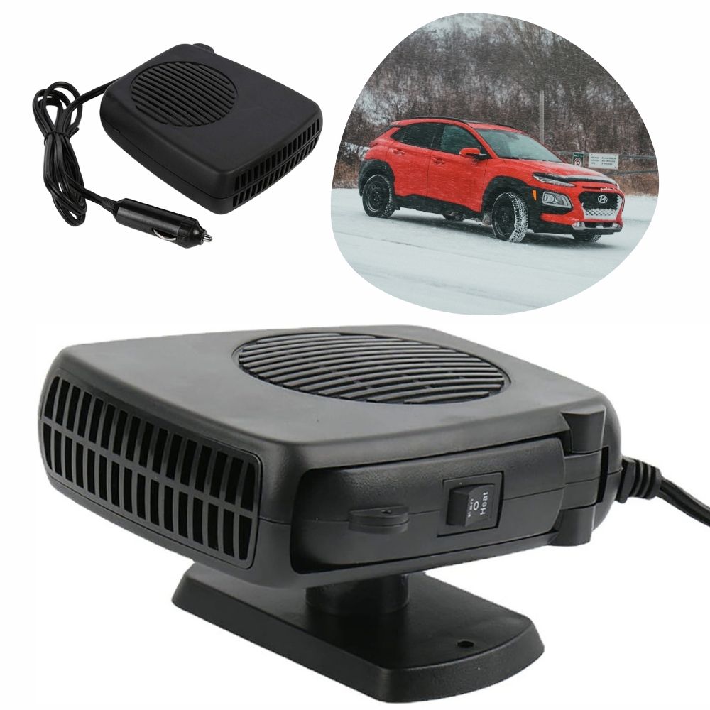 Skanto | TurboHeat | 12V Car Heater – 150W/300W Ceramic Fan Heater, Portable Car Defroster & Warmer
