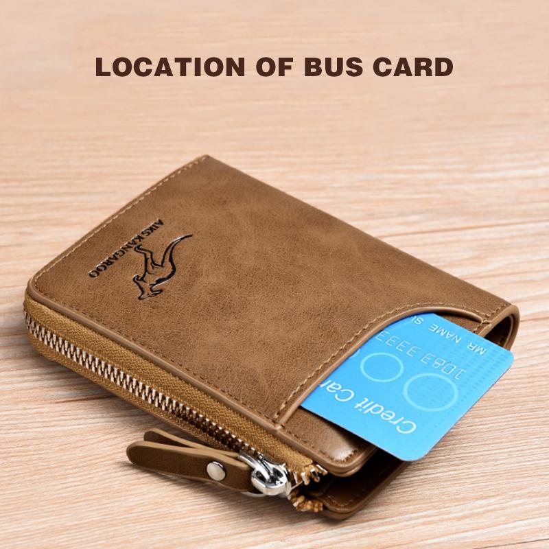 Skanto | Skanto Men's RFID-Blocking Wallet, Multifunctional Credit Card Holder