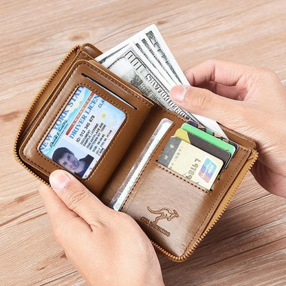 Skanto | Skanto Men's RFID-Blocking Wallet, Multifunctional Credit Card Holder