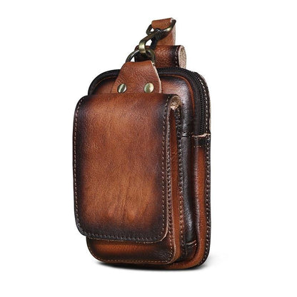 High-quality men's leather fanny pack – Guardian Leather