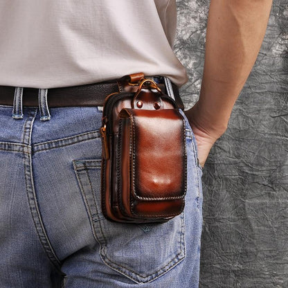 High-quality men's leather fanny pack – Guardian Leather