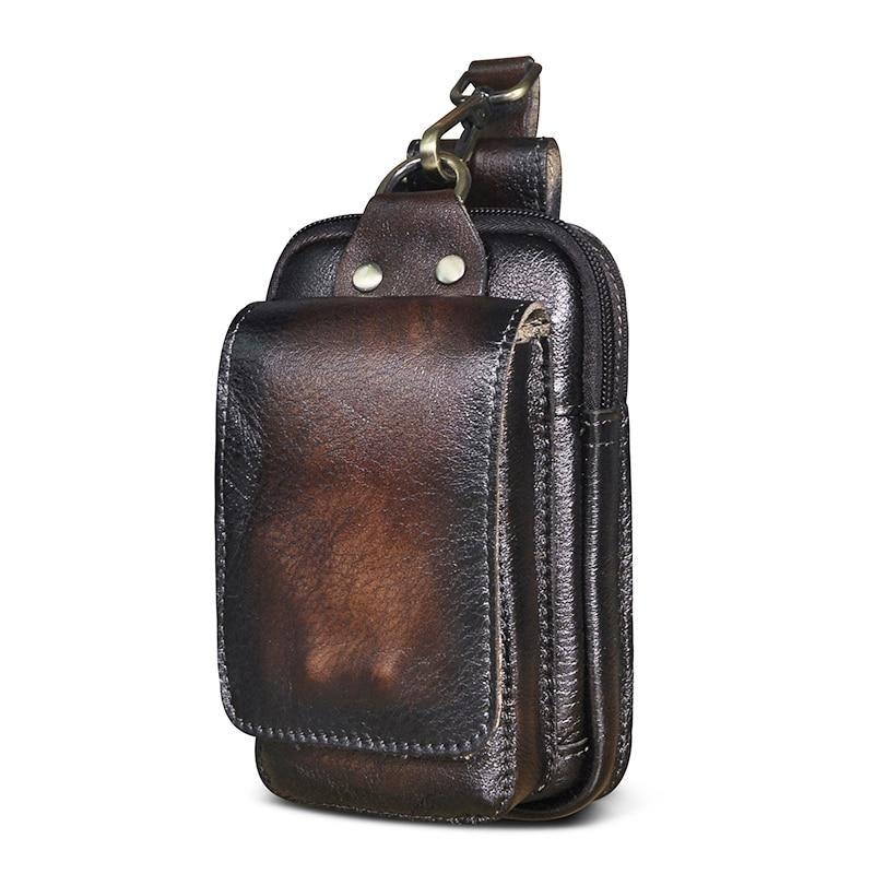 High-quality men's leather fanny pack – Guardian Leather