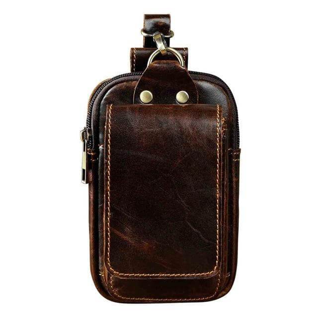 BowLift | Elegant Leather Hip Pouch for Men