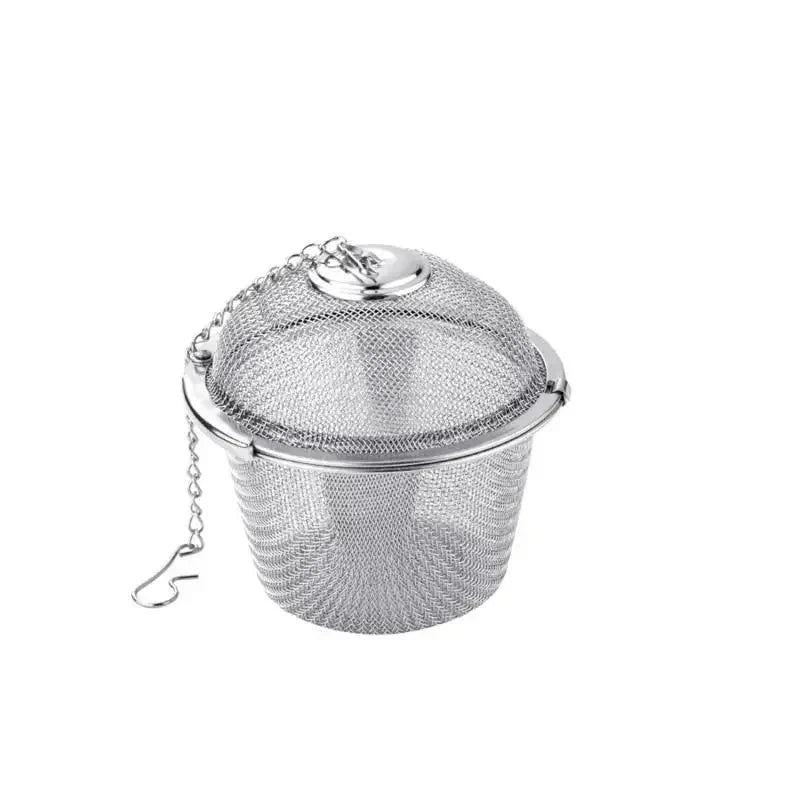 Mesh Infuser with Locking Chain Stainless Steel Tea Spice Filter Ball | Karnz