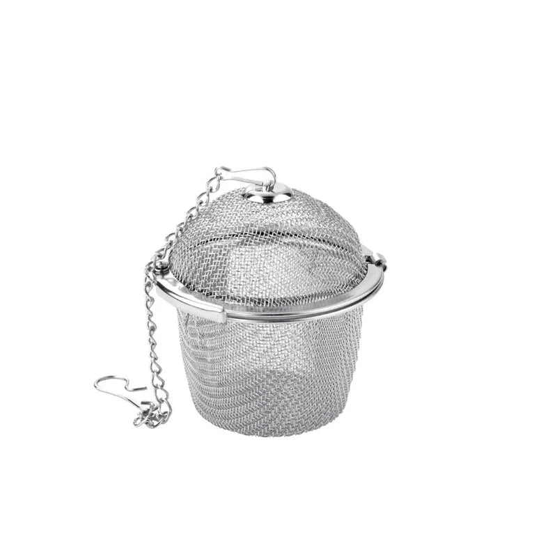 Mesh Infuser with Locking Chain Stainless Steel Tea Spice Filter Ball | Karnz