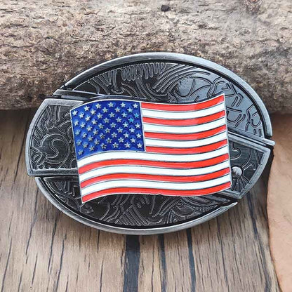 Brehn | Metal Oval Cowboys Belt Buckle