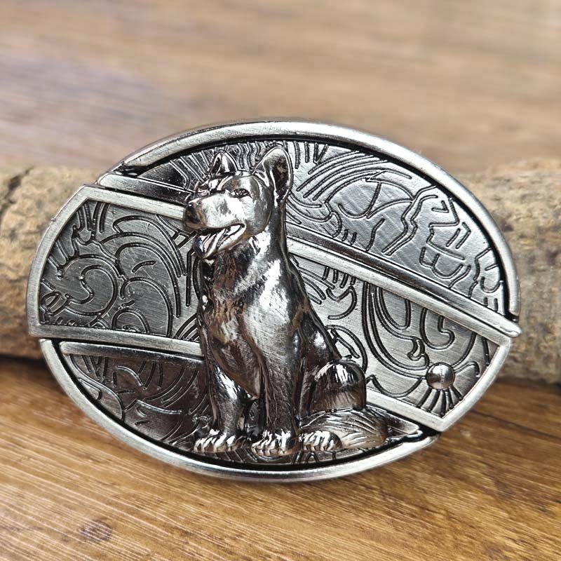 Skanto | Metal Oval Cowboy Belt Buckle