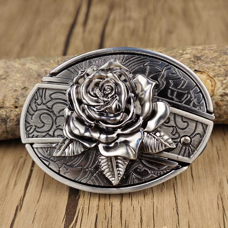 Brehn | Metal Oval Cowboys Belt Buckle