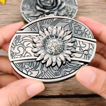 Skanto | Metal Oval Cowboy Belt Buckle