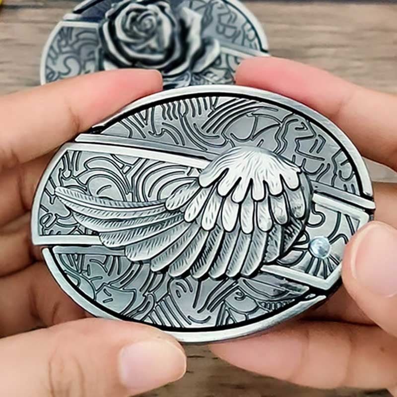 Brehn | Metal Oval Cowboys Belt Buckle