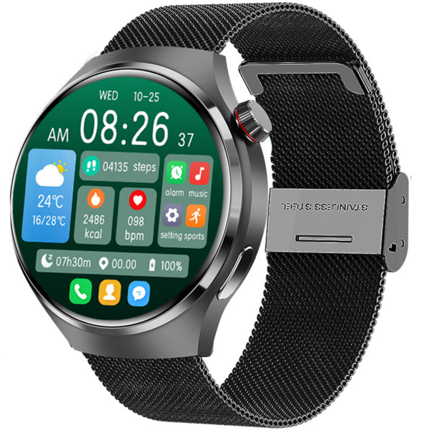 Skanto | Smartwatch: Ideal for Sport, Business & Lifestyle ECG, AMOLED HD, Bluetooth, Heart Rate Limited Edition