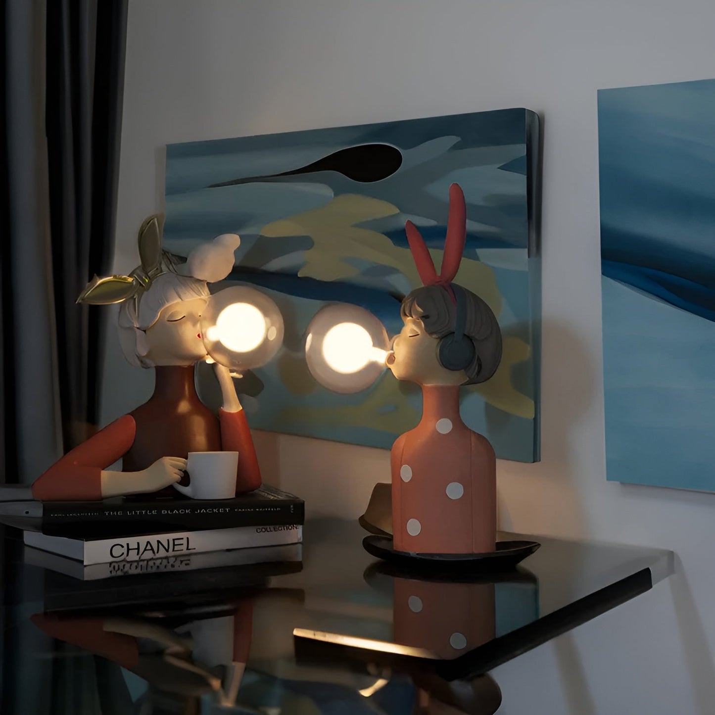 BubbleGlam Luxe Lighting – Ambiance Creator with Elegant Bubble Design