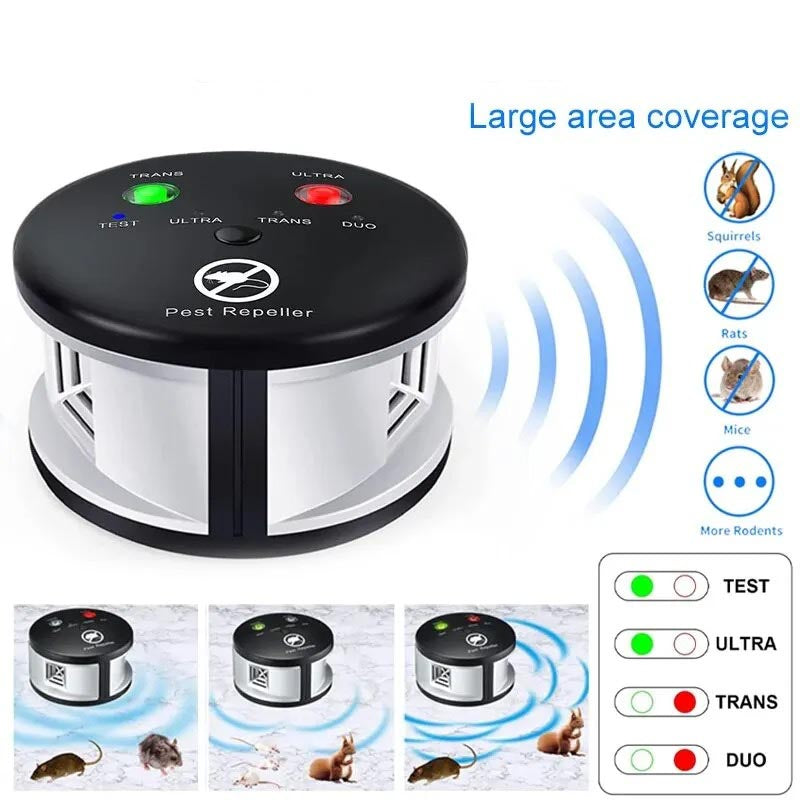 Skanto | Ultrasonic Electronic Mouse Repeller - Rodent and Pest Deterrent for Mice, Rats, and Insects