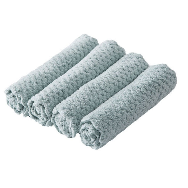 Microfiber Cleaning Cloth Water Absorption Kitchen Towels Hand Towel | Brehn