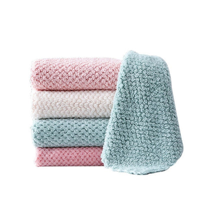 Microfiber Cleaning Cloth Water Absorption Kitchen Towels Hand Towel | Brehn