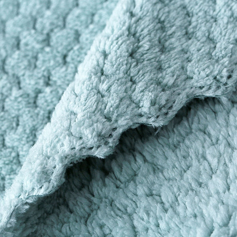 Microfiber Cleaning Cloth Water Absorption Kitchen Towels Hand Towel | Brehn