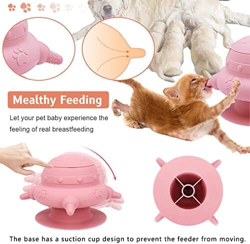 Skanto | Feeding Bowl with 4 Nipples for Nursing Puppies
