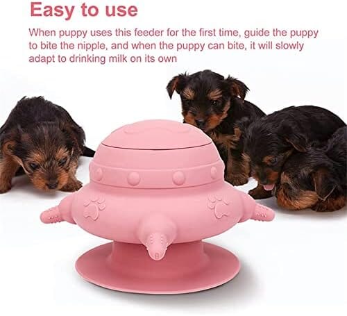 Skanto | Feeding Bowl with 4 Nipples for Nursing Puppies