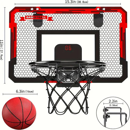 Skanto | Mini Basketball Hoop with Electronic Scoreboard - BouncePro