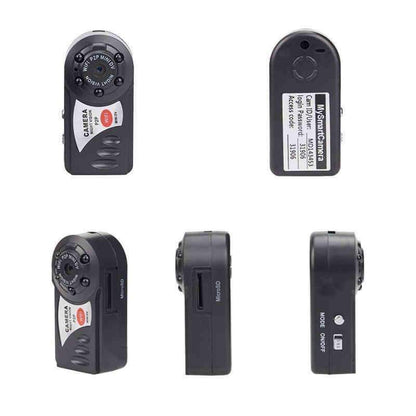 BowLift | Q7 Mini Camcorder - Video Recorder Infrared & Night Vision Camera Motion Detection