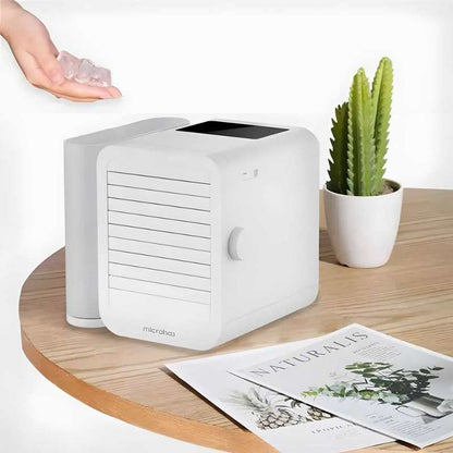 MicroCool Mini Air Conditioner Portable Evaporative Swamp Cooler with 1000ml Water Tank | Skanto