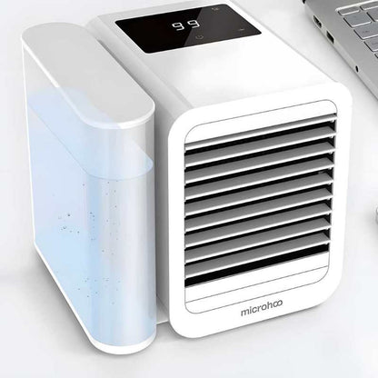 MicroCool Mini Air Conditioner Portable Evaporative Swamp Cooler with 1000ml Water Tank | Skanto