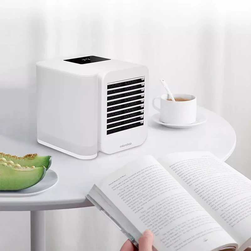 BowLift | MicroCool Mini Air Conditioner Portable Evaporative Swamp Cooler with 1000ml Water Tank