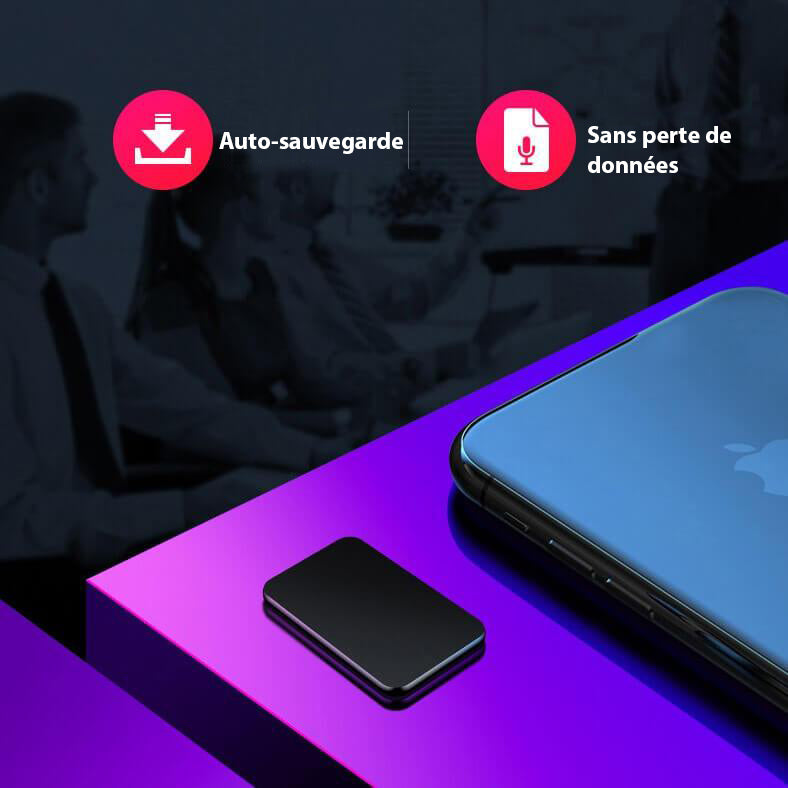 BowLift | UltraThin Mini Audio Recorder – Discreet Portable Recording with Long Battery Life