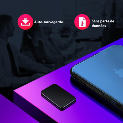 BowLift | UltraThin Mini Audio Recorder – Discreet Portable Recording with Long Battery Life