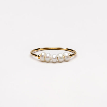Chic Isolde Mini Pearl Ring - Elevate Your Style!