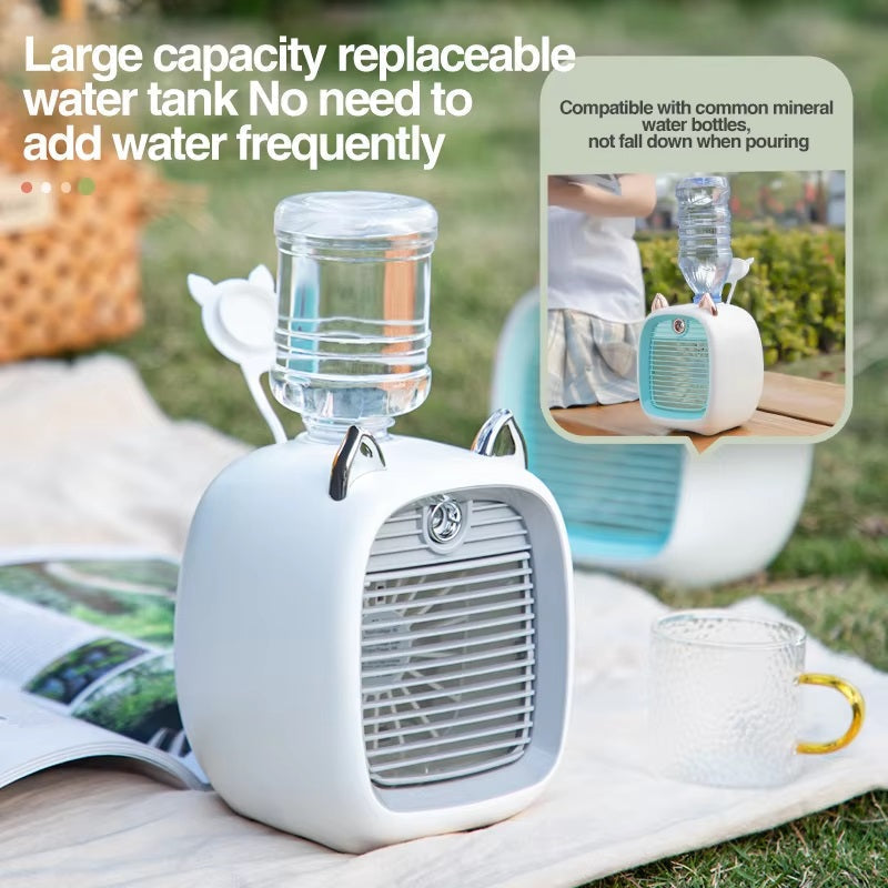 Skanto | Mini Air Conditioner with 3-Speed Fan & Mist Sprayer