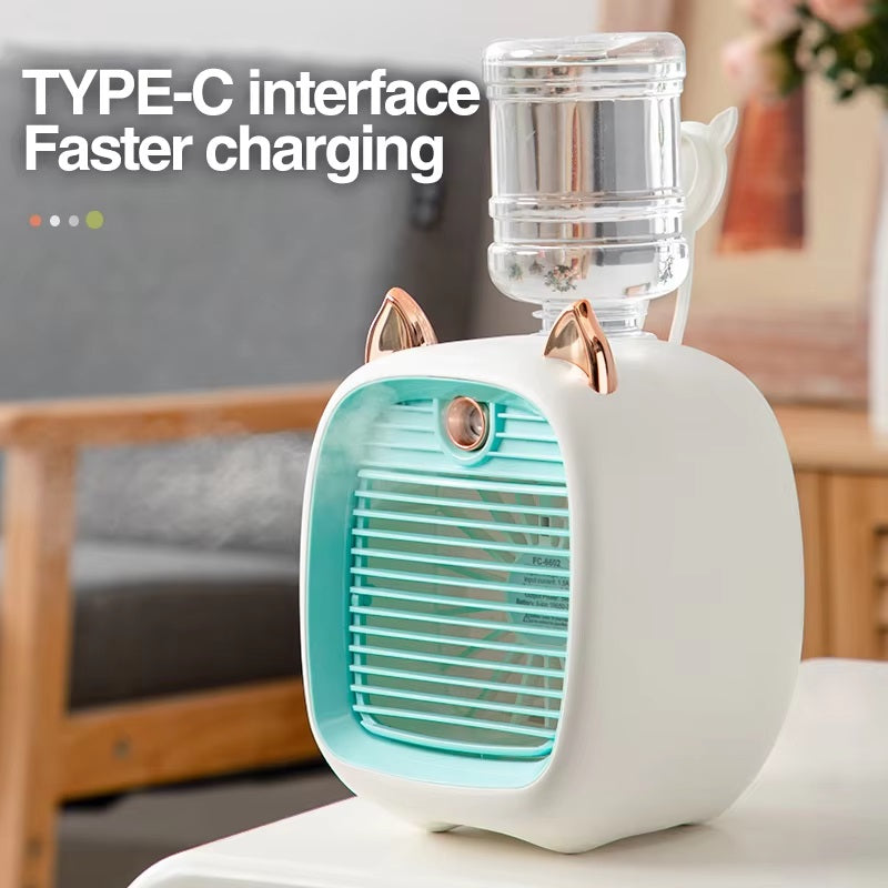 Skanto | Mini Air Conditioner with 3-Speed Fan & Mist Sprayer