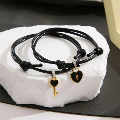 BowLift | Minimal Lock & Key Couples Bracelets