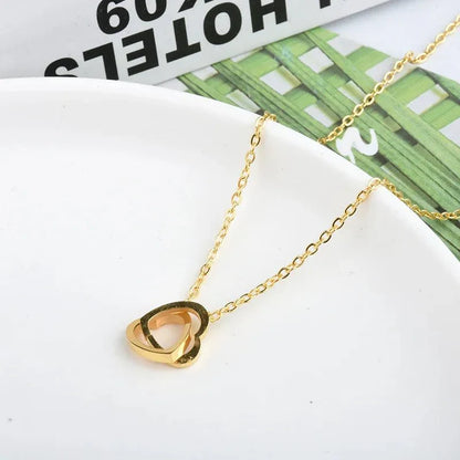 Skanto | Minimal Love Lock Heart Necklace