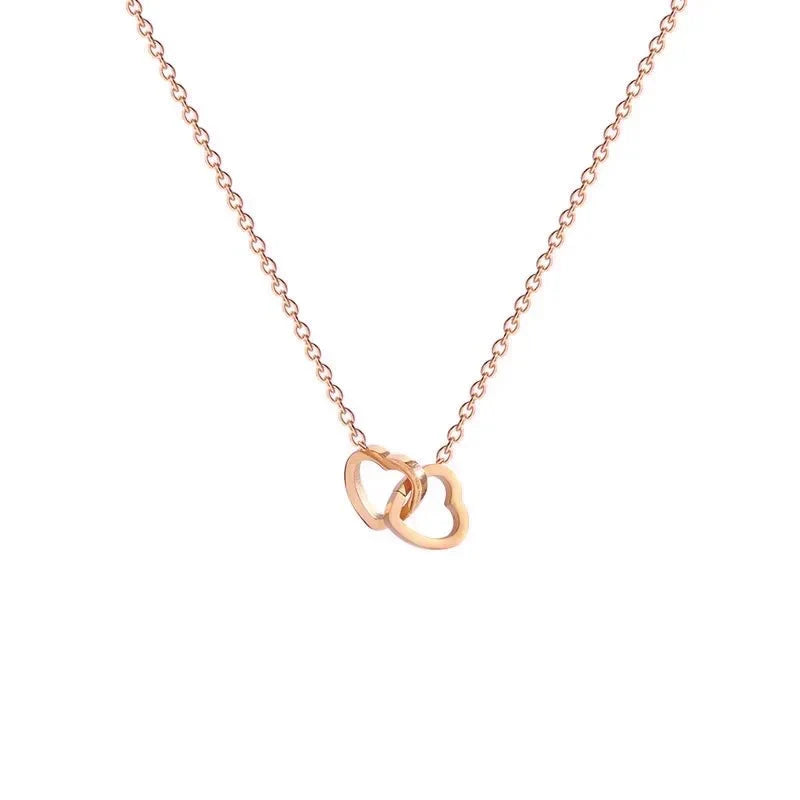 Skanto | Minimal Love Lock Heart Necklace