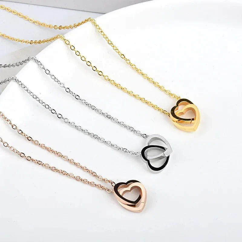 Skanto | Minimal Love Lock Heart Necklace
