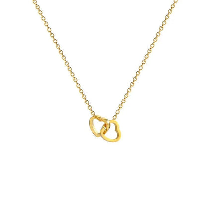 Skanto | Minimal Love Lock Heart Necklace