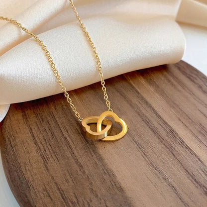 Skanto | Minimal Love Lock Heart Necklace