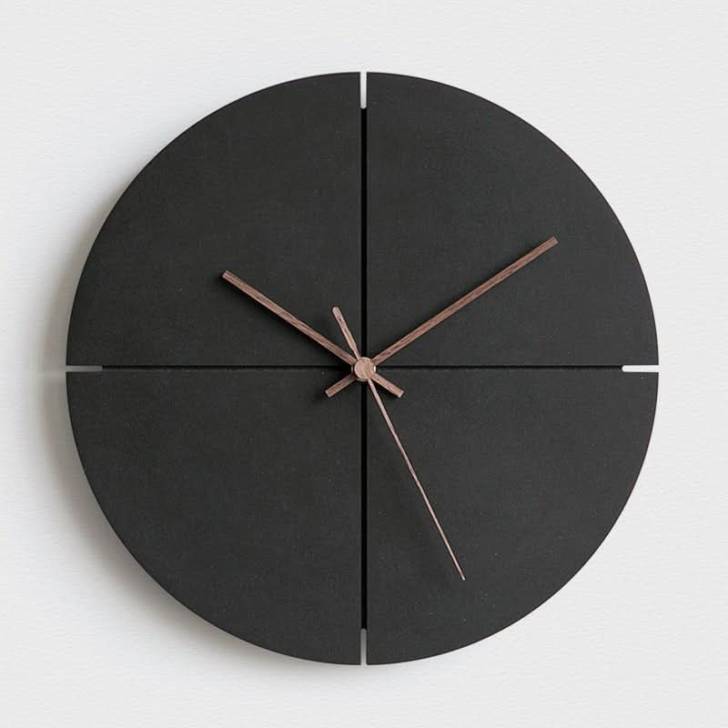 BowLift | Silent Modern Wall Clock – 12" Decorative MDF Design