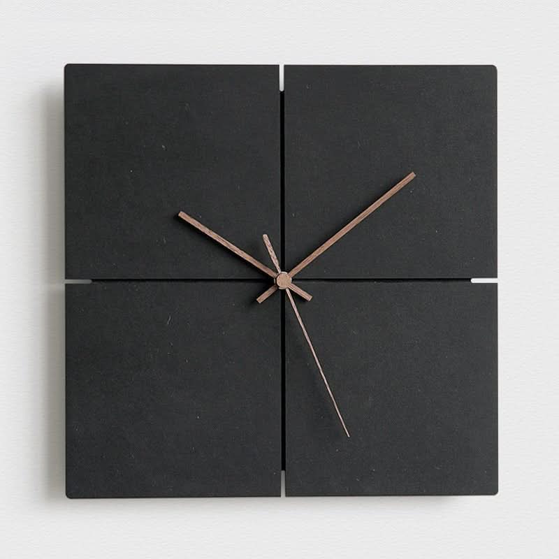 BowLift | Silent Modern Wall Clock – 12" Decorative MDF Design