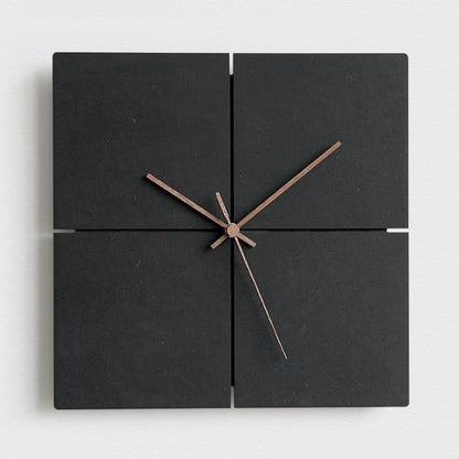 BowLift | Silent Modern Wall Clock – 12" Decorative MDF Design