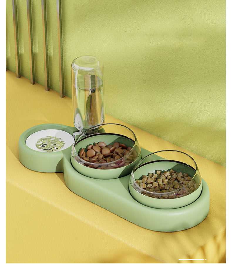 Skanto | Minimalist Twin-Bowl Cat Feeder