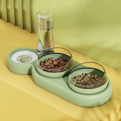 Skanto | Minimalist Twin-Bowl Cat Feeder