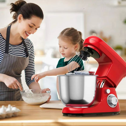 BowLift | Powerful 6-Speed Stand Mixer with 5.3Qt Stainless Steel Bowl and Versatile Attachments