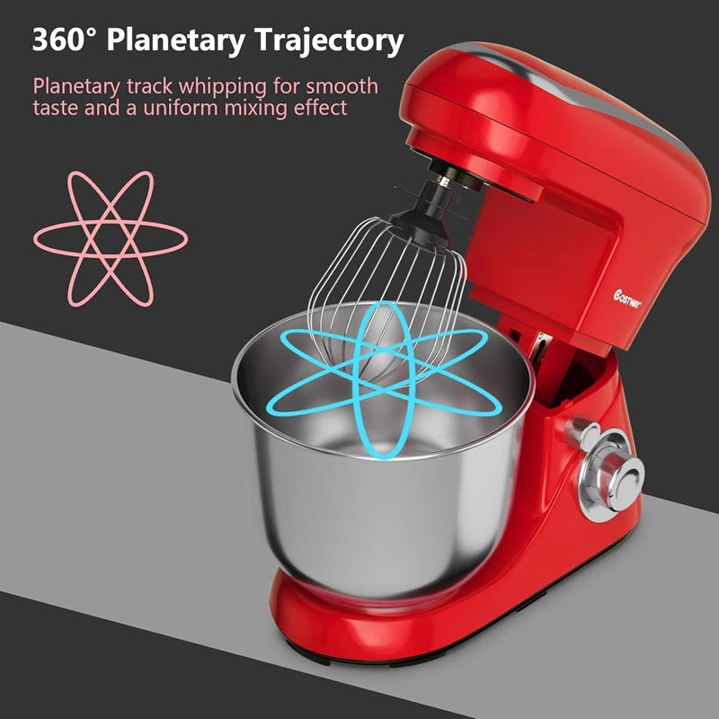 BowLift | Powerful 6-Speed Stand Mixer with 5.3Qt Stainless Steel Bowl and Versatile Attachments