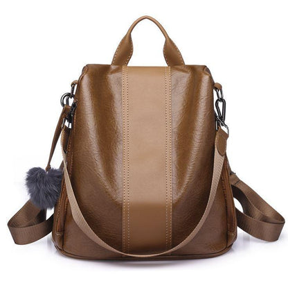 BowLift | Women's Anti-theft Leather Backpack