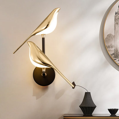 BowLift | Modern Bird Wall Lamp - AviaryGlow