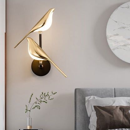 BowLift | Modern Bird Wall Lamp - AviaryGlow