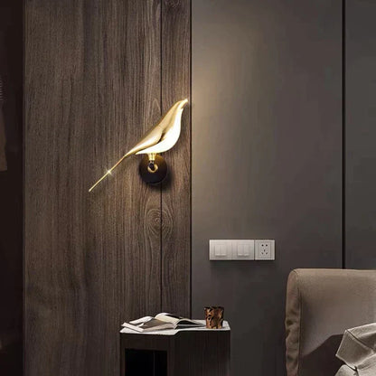 BowLift | Modern Birds Wall Lamp - AviaryGlow